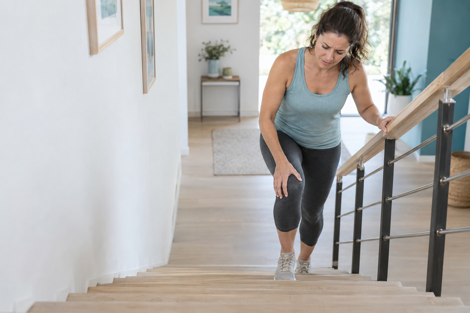 Douleur au genou dans les escaliers : causes et traitement